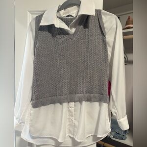 Sweater Blouse Combo